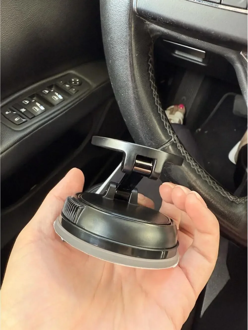 360° Adjustable Magnetic Vacuum Suction Cup Car Phone Holder Mount for MagSafe